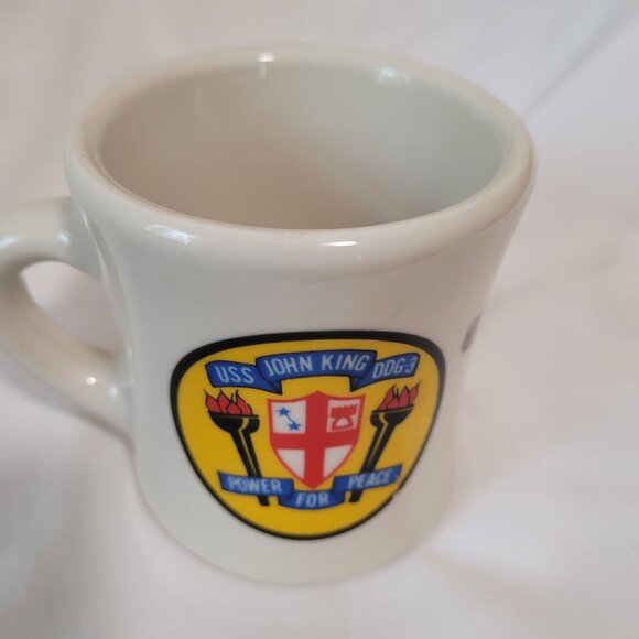 Vintage USS John King DDG-3 Victor Coffee Mug with JRs name. - Picture 7 of 7